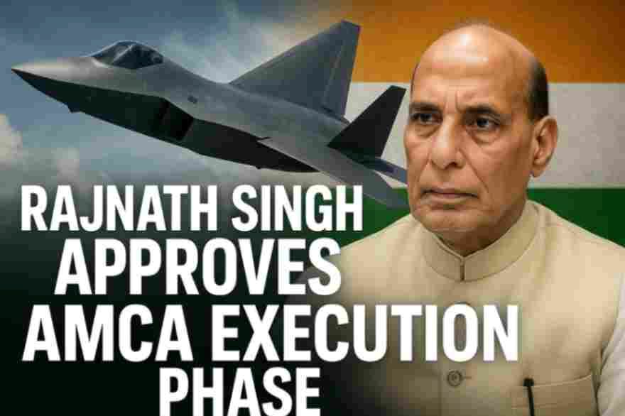 India’s 5th-Gen Stealth Fighter Jet Project Cleared: AMCA Gets Green Light From Rajnath Singh 1 5th-Gen Stealth fighter Jet (AMCA)