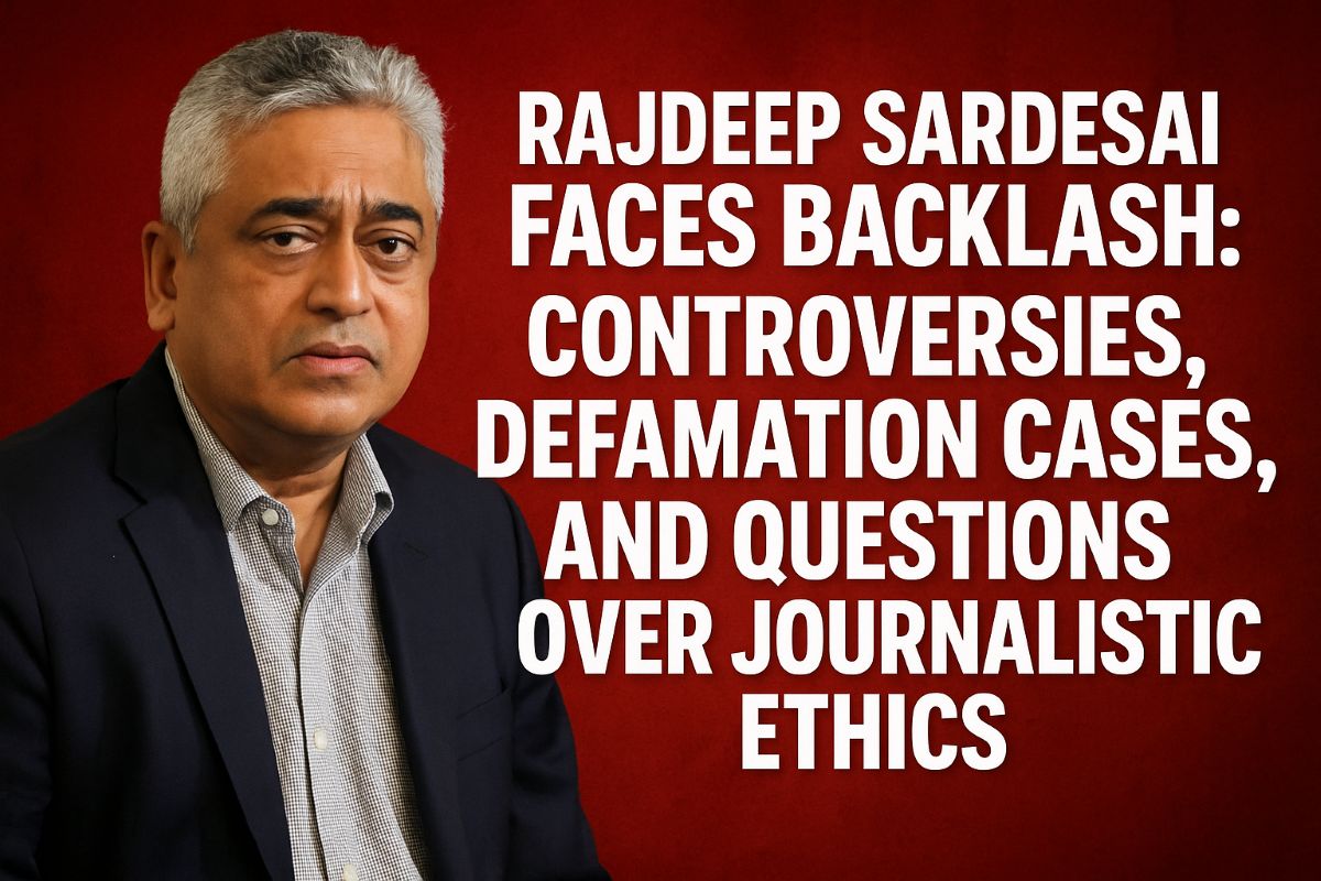 Rajdeep Sardesai Faces Backlash: Controversies, Defamation Cases, and Questions Over Journalistic Ethics 1 Rajdeep Sardesai Faces Backlash: Controversies, Defamation Cases, and Questions Over Journalistic Ethics