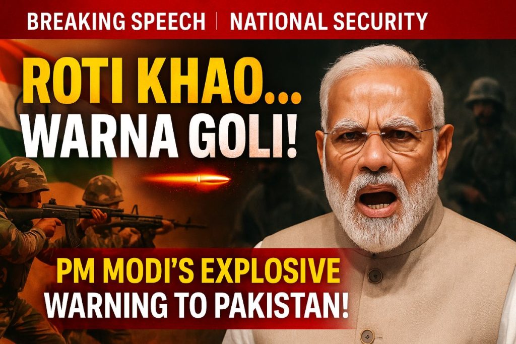 PM Modi’s “Roti Khao, Warna Meri Goli To Hai Hi