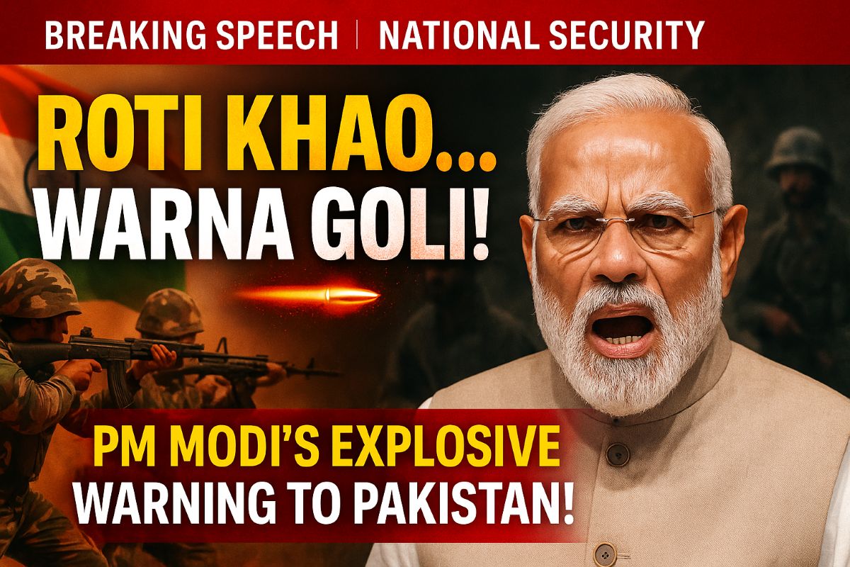 PM Modi’s “Roti Khao, Warna Meri Goli To Hai Hi