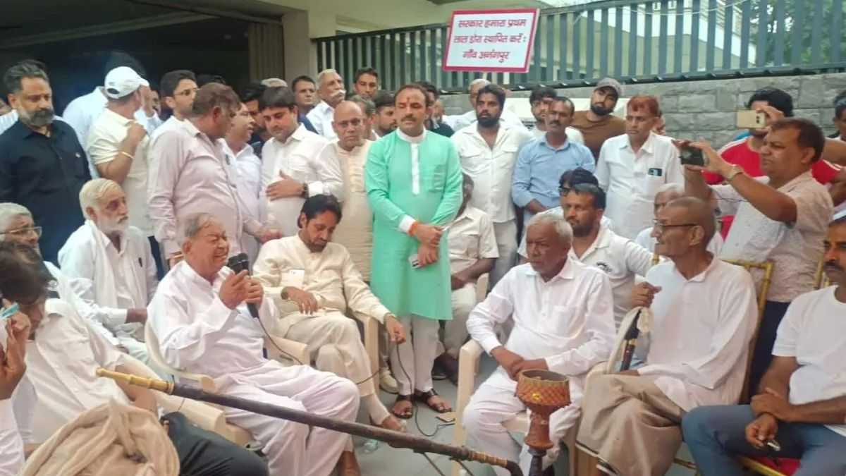 Faridabad: Anangpur गांव के लोगों ने उठाई लाल डोरा में शामिल होने की जोरदार मांग, सरकार को दी चेतावनी! 1 Lal Dora demand: Faridabad Anangpur गांव की strong initiative