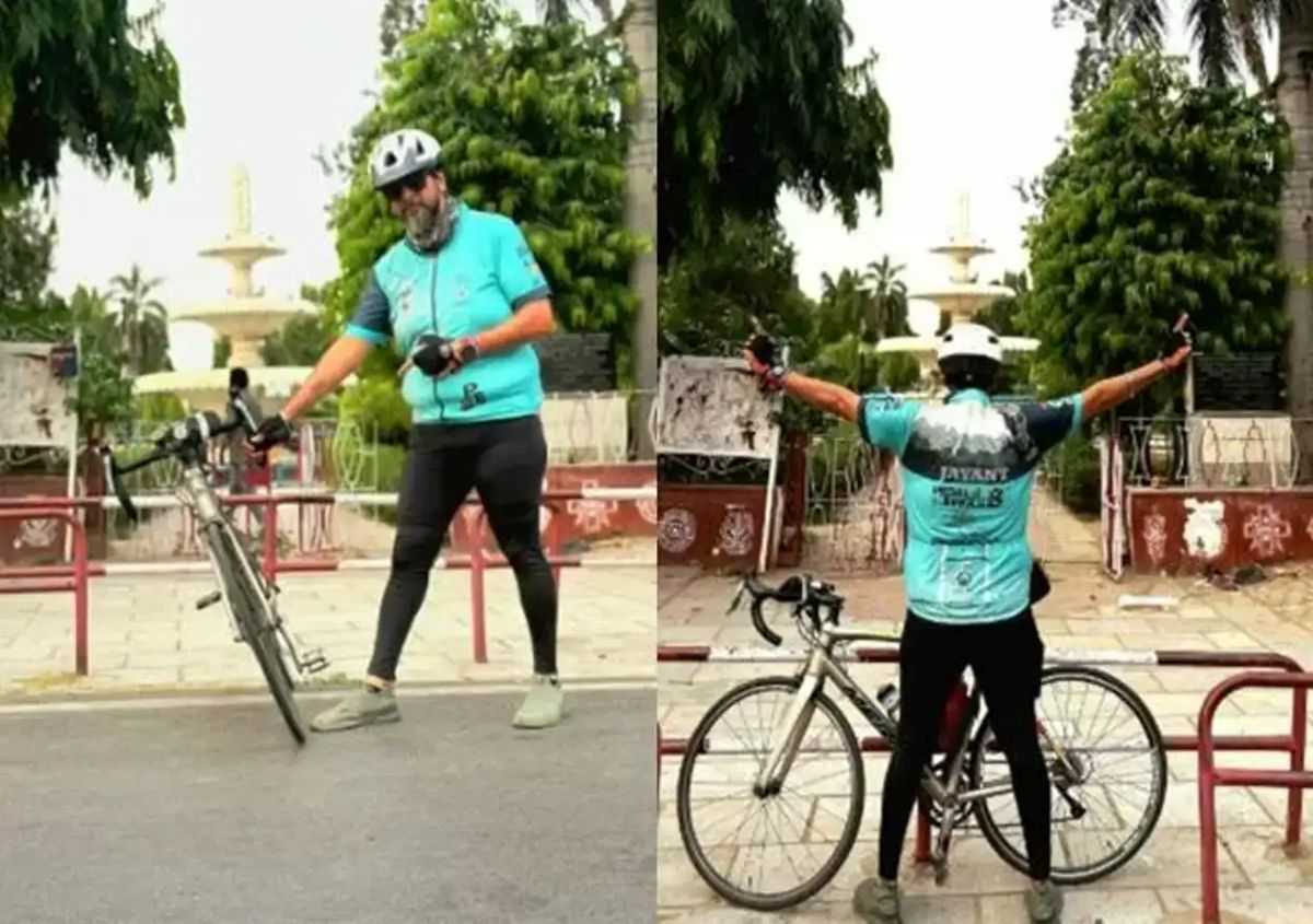 Udaipur Cyclist Sets 115 km Record Looping Sukhadia Circle – Inspiring Fitness Feat 1 Udaipur Cyclist Sets 115 km Record Looping Sukhadia Circle