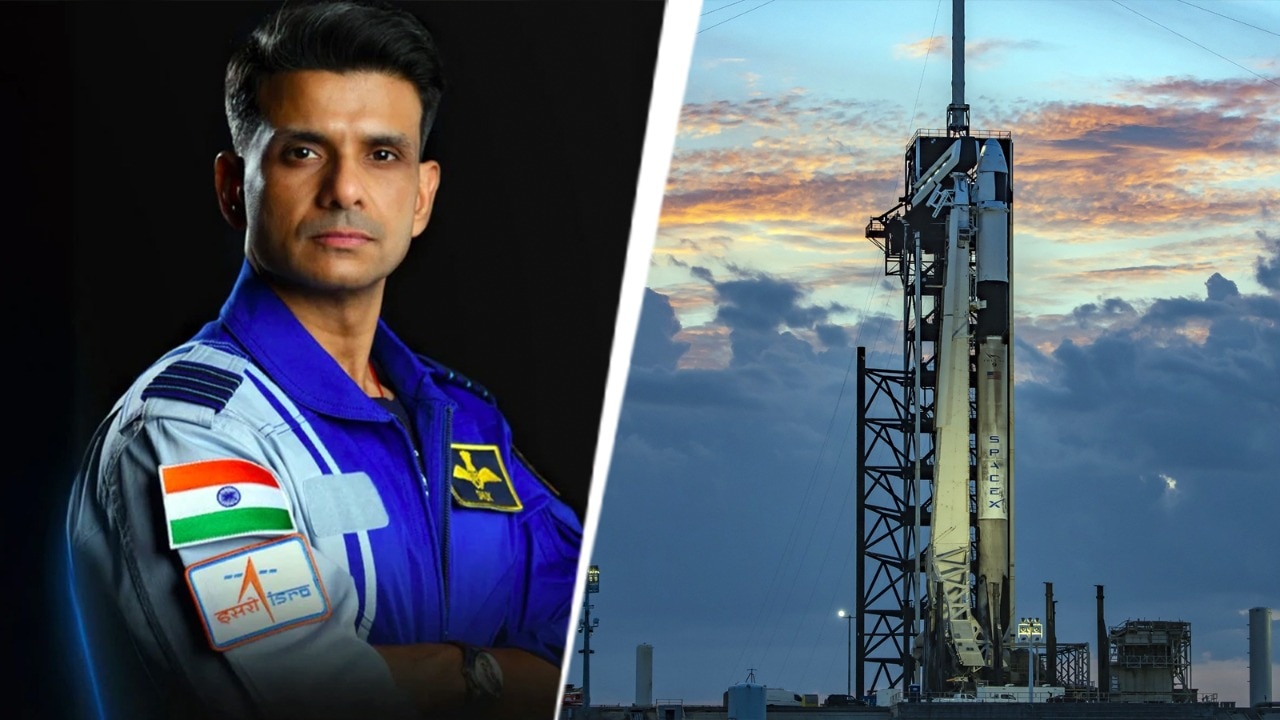 Indian Astronaut’s Journey to Space Station Delayed by Stormy Skies 1 shubhanshu shuklas ride to space ready on the launch pad 084131630