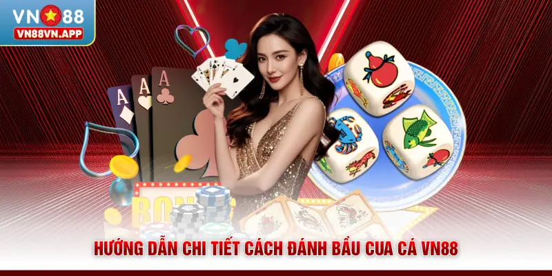 Hướng dẫn chi tiết cách đánh bầu cua cá VN88